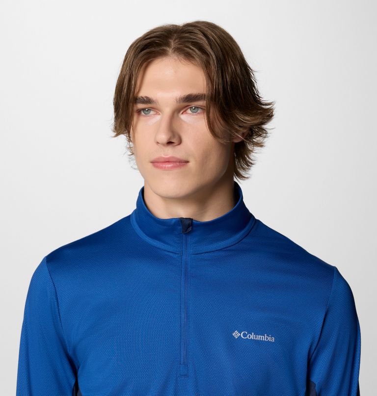 heren three pitch half zip shirt