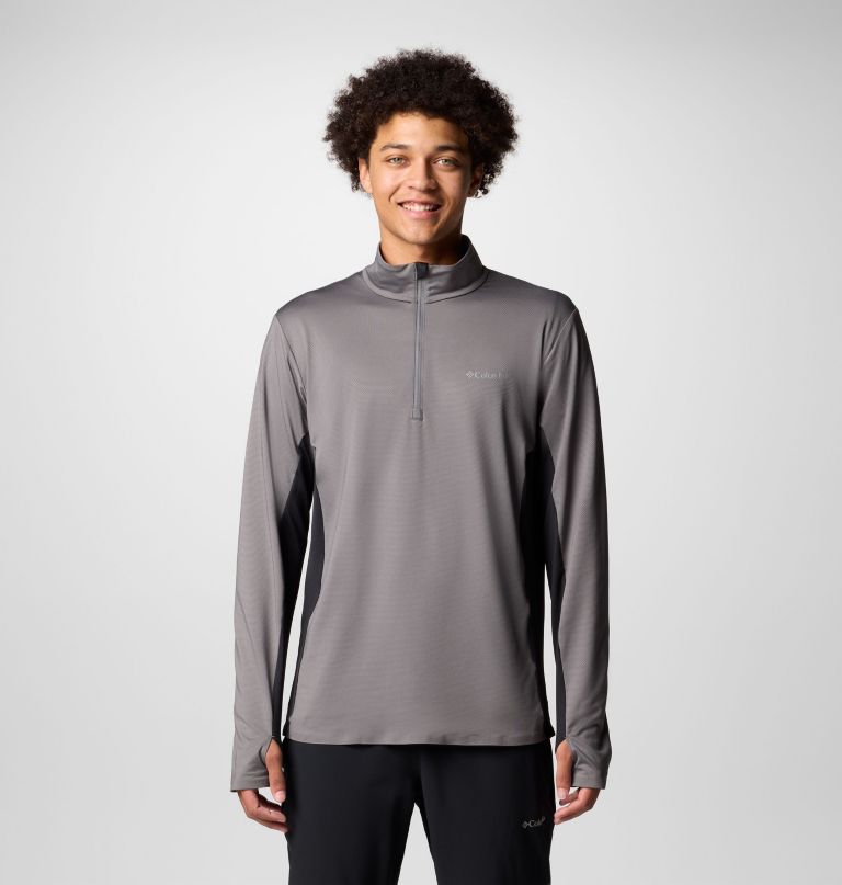 heren three pitch half zip shirt