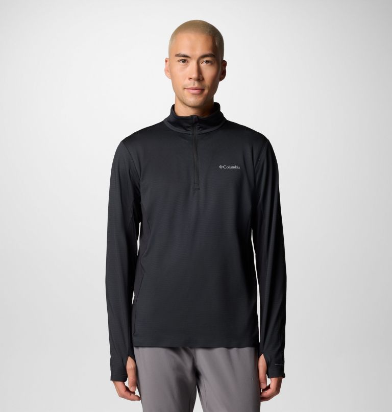 heren three pitch half zip shirt