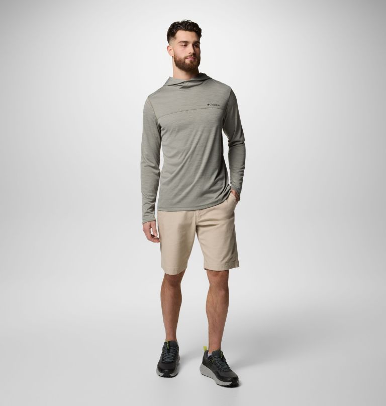 heren sage peak gebreide hoodie