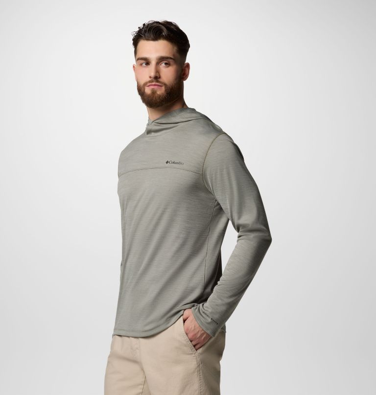 heren sage peak gebreide hoodie