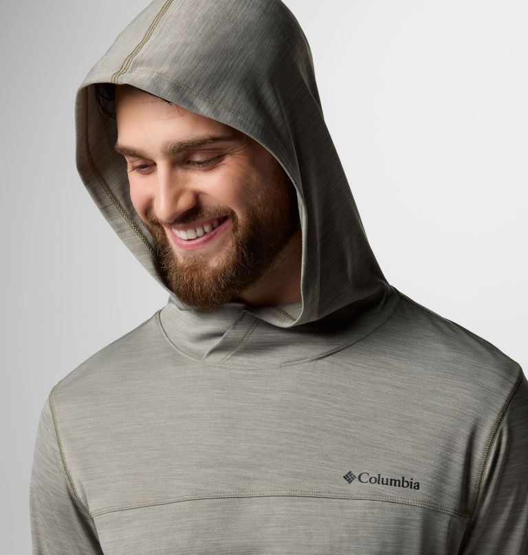 heren sage peak gebreide hoodie