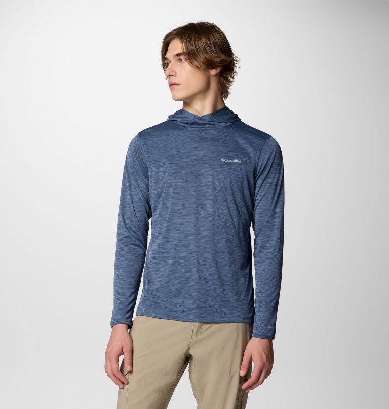 heren sage peak gebreide hoodie