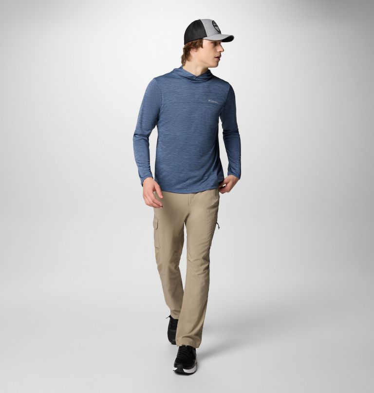 heren sage peak gebreide hoodie