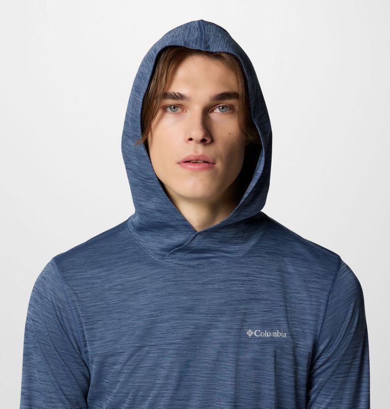heren sage peak gebreide hoodie