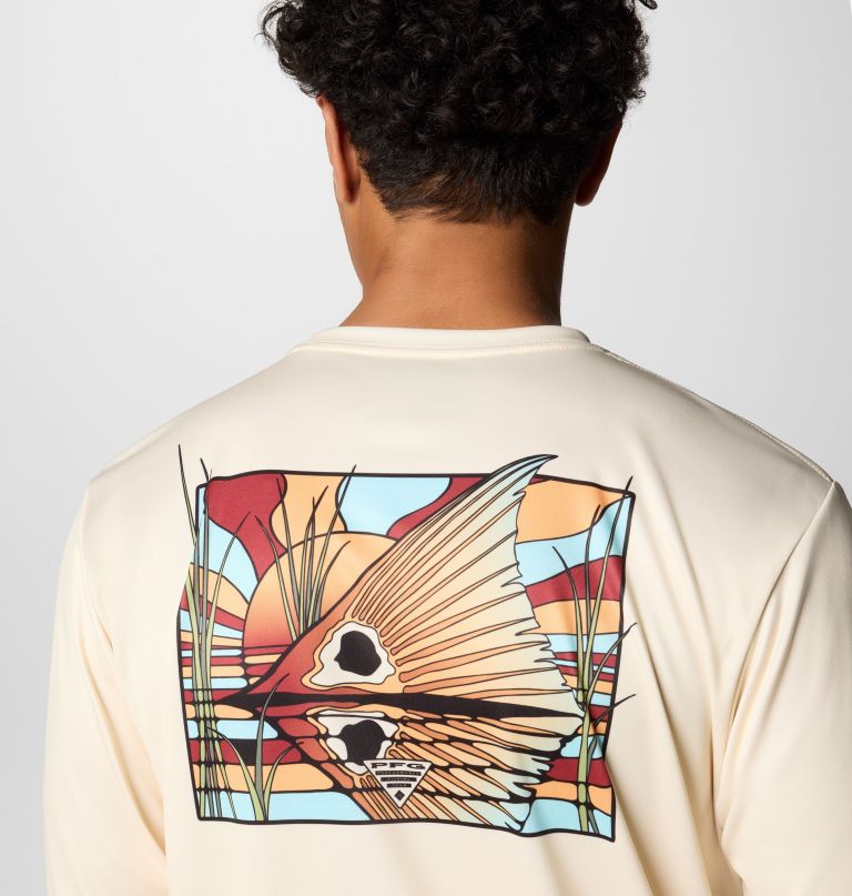 heren terminal tackle pfg fish shine t-shirt met lange mouwen