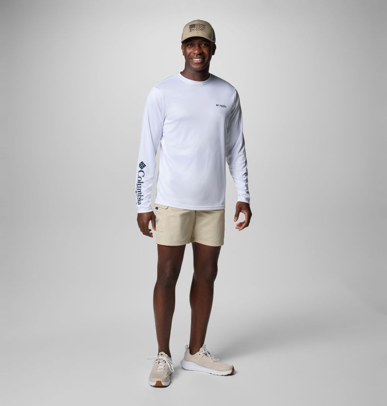 heren terminal tackle pfg fish shine t-shirt met lange mouwen