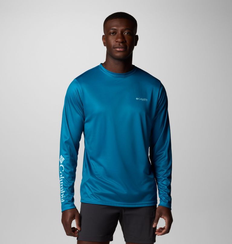 heren terminal tackle pfg fish shine t-shirt met lange mouwen