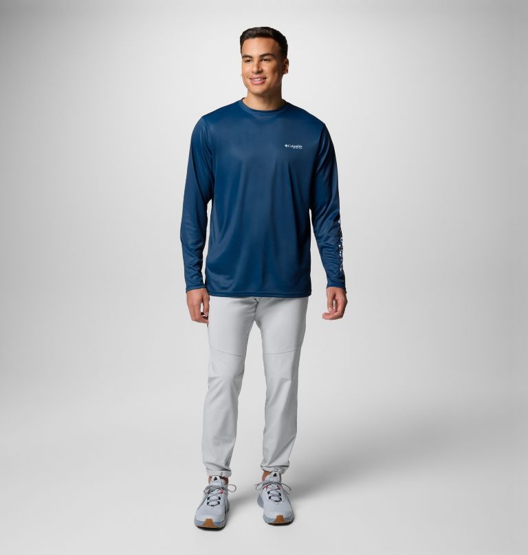 heren terminal tackle pfg fish shine t-shirt met lange mouwen