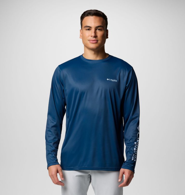 heren terminal tackle pfg fish shine t-shirt met lange mouwen
