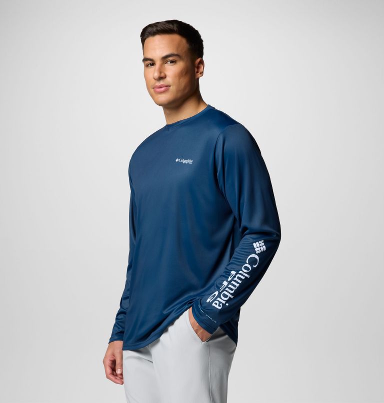 heren terminal tackle pfg fish shine t-shirt met lange mouwen