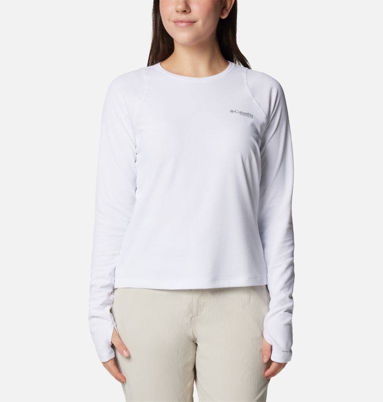 dames summit valley long sleeve crew
