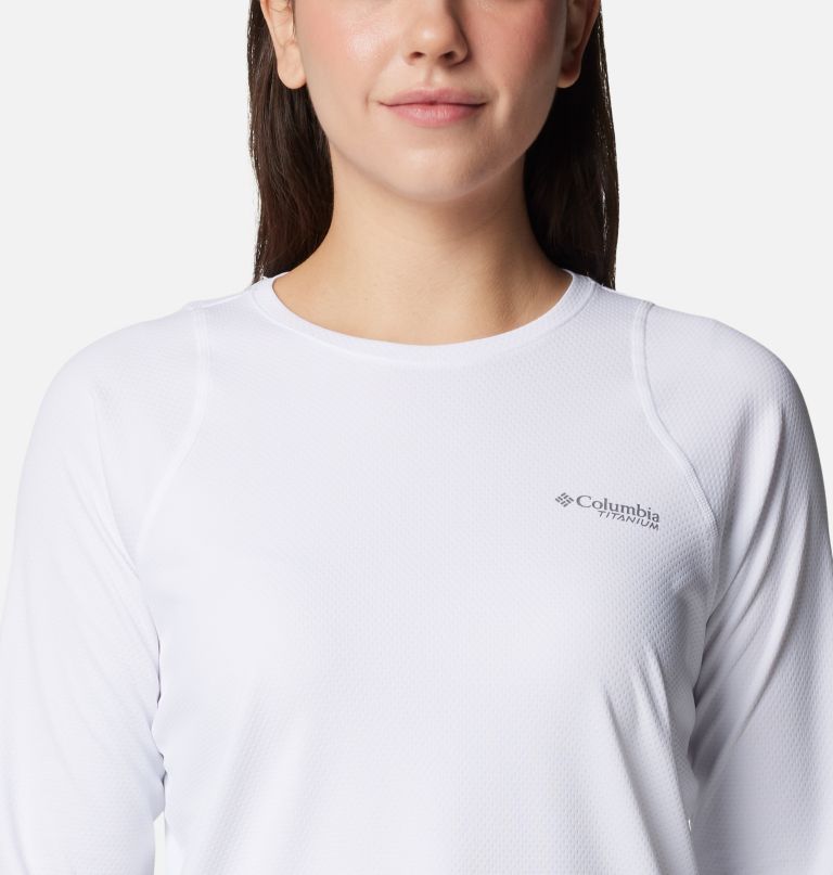 dames summit valley long sleeve crew
