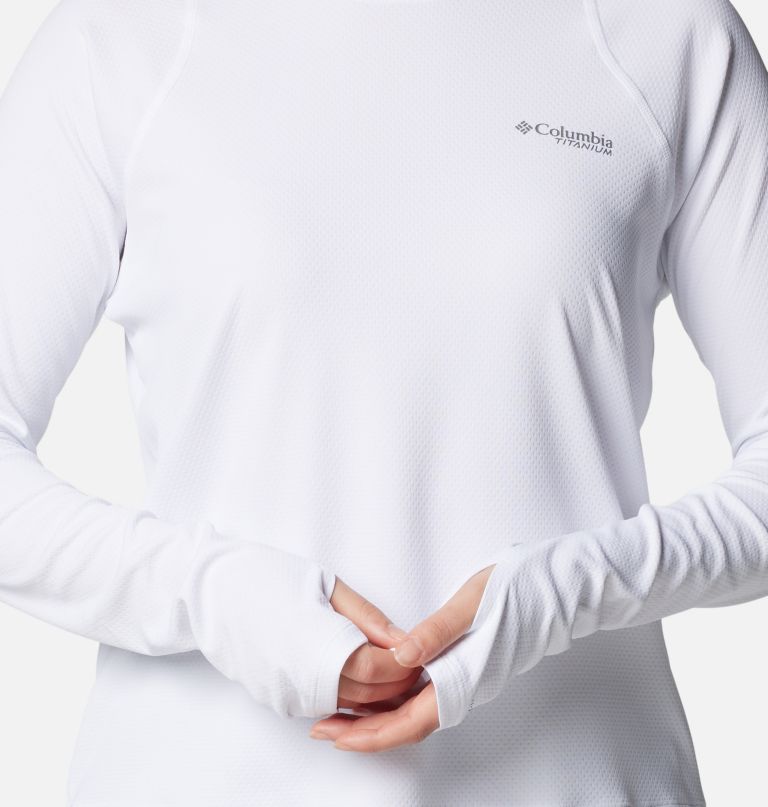 dames summit valley long sleeve crew