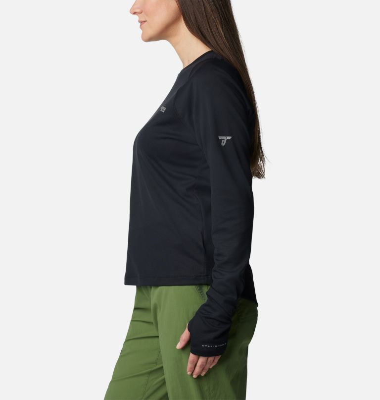 dames summit valley long sleeve crew
