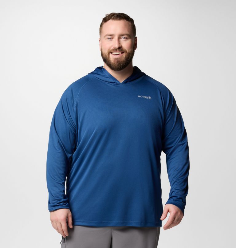 pfg solar stream hoodie voor heren - grote maten