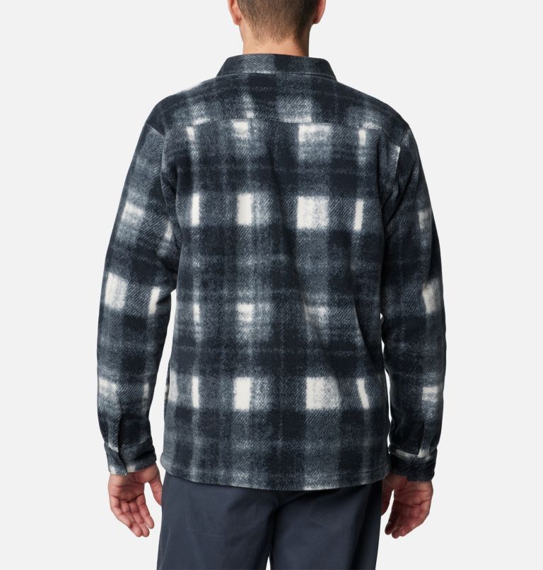 steens mountain fleece shirtjas met print voor heren ii - lang