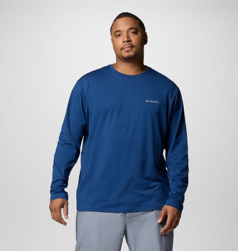 canyonland trail t-shirt met lange mouwen voor heren - grote maten