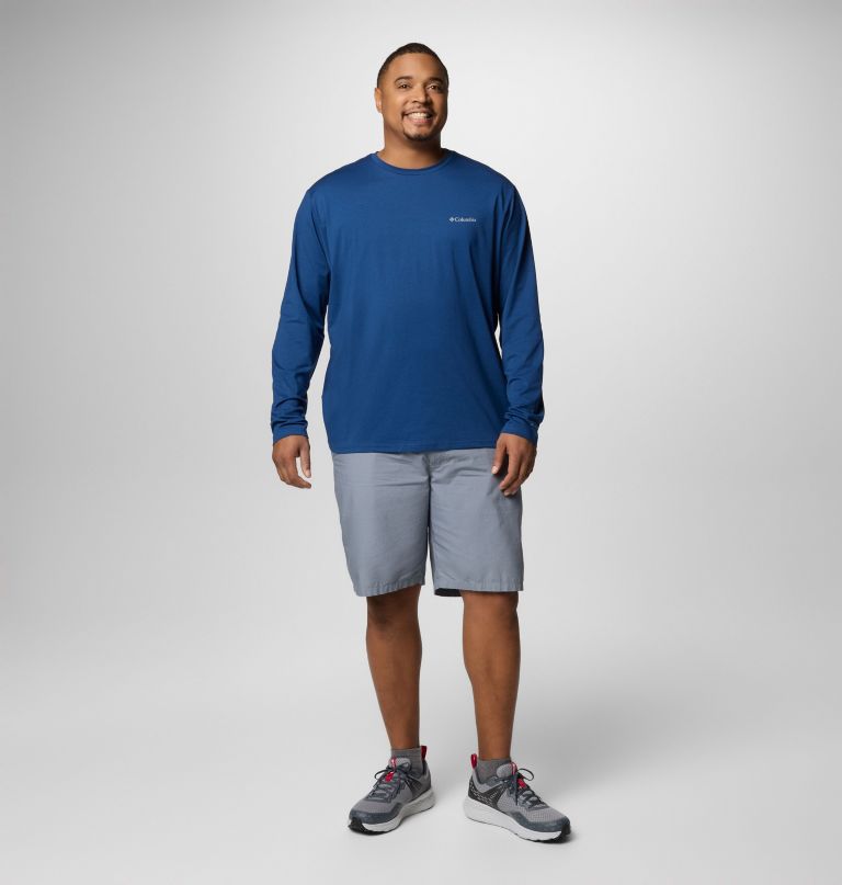 canyonland trail t-shirt met lange mouwen voor heren - grote maten