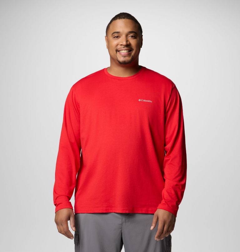 canyonland trail t-shirt met lange mouwen voor heren - grote maten