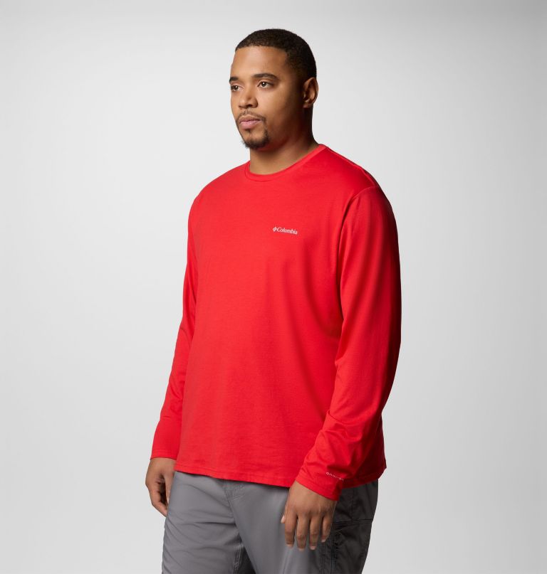canyonland trail t-shirt met lange mouwen voor heren - grote maten