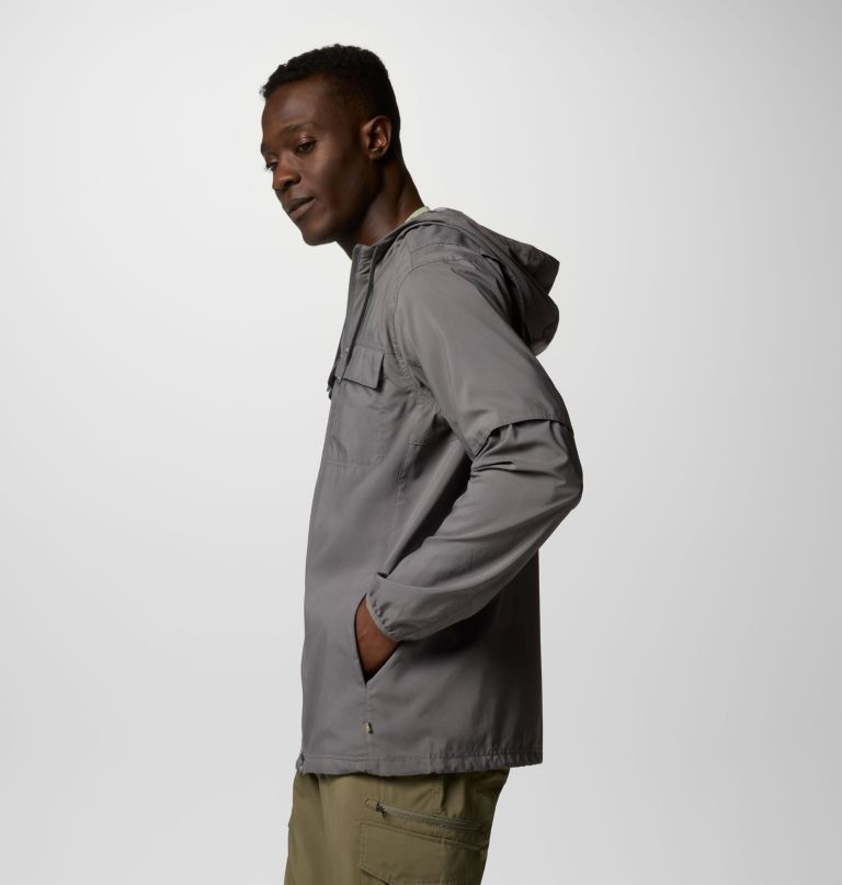 skien valley herenshirt met capuchon en lange mouwen - lang