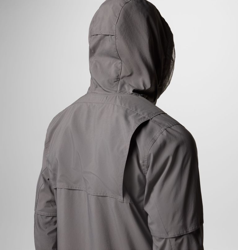 skien valley herenshirt met capuchon en lange mouwen - lang