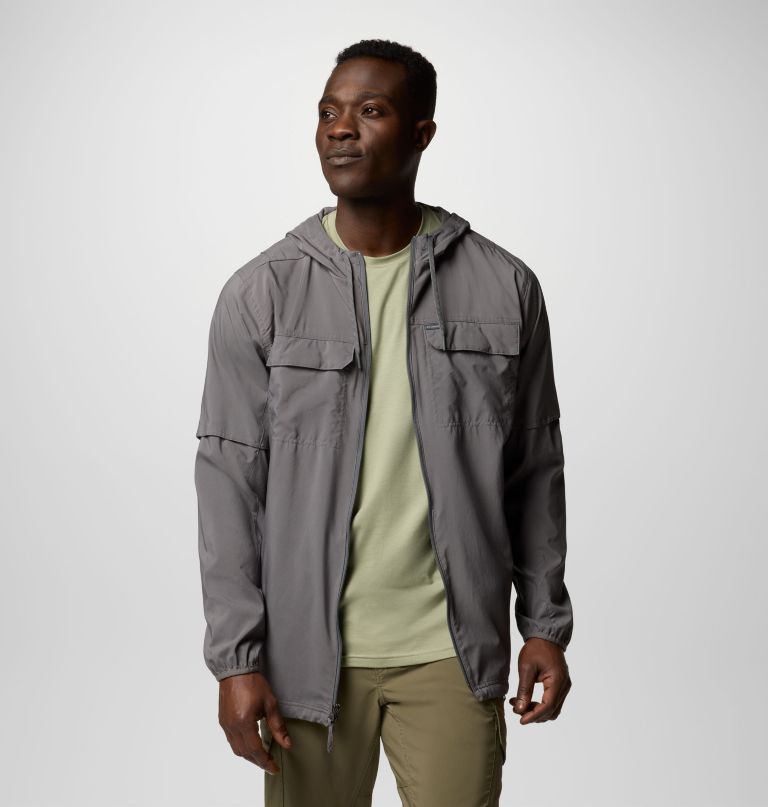 skien valley herenshirt met capuchon en lange mouwen - lang