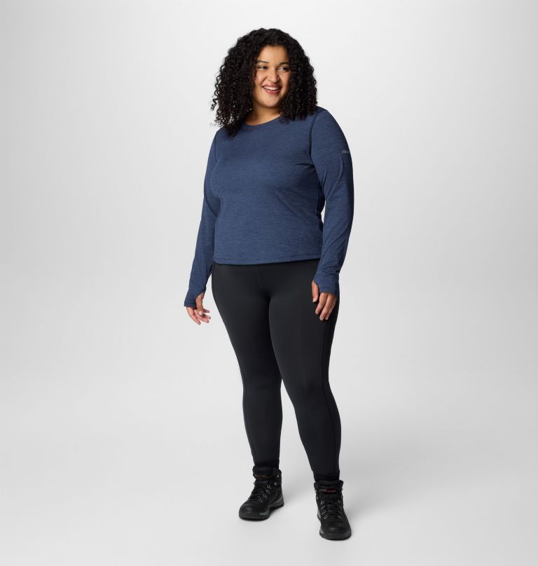 dames boundless days gebreide trui met lange mouwen - plus size