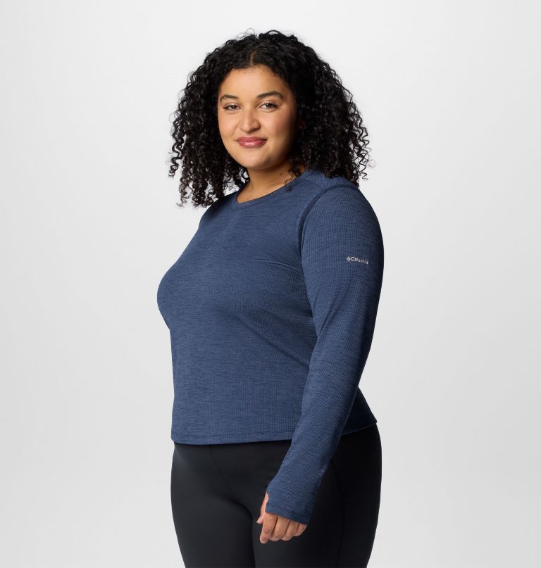dames boundless days gebreide trui met lange mouwen - plus size