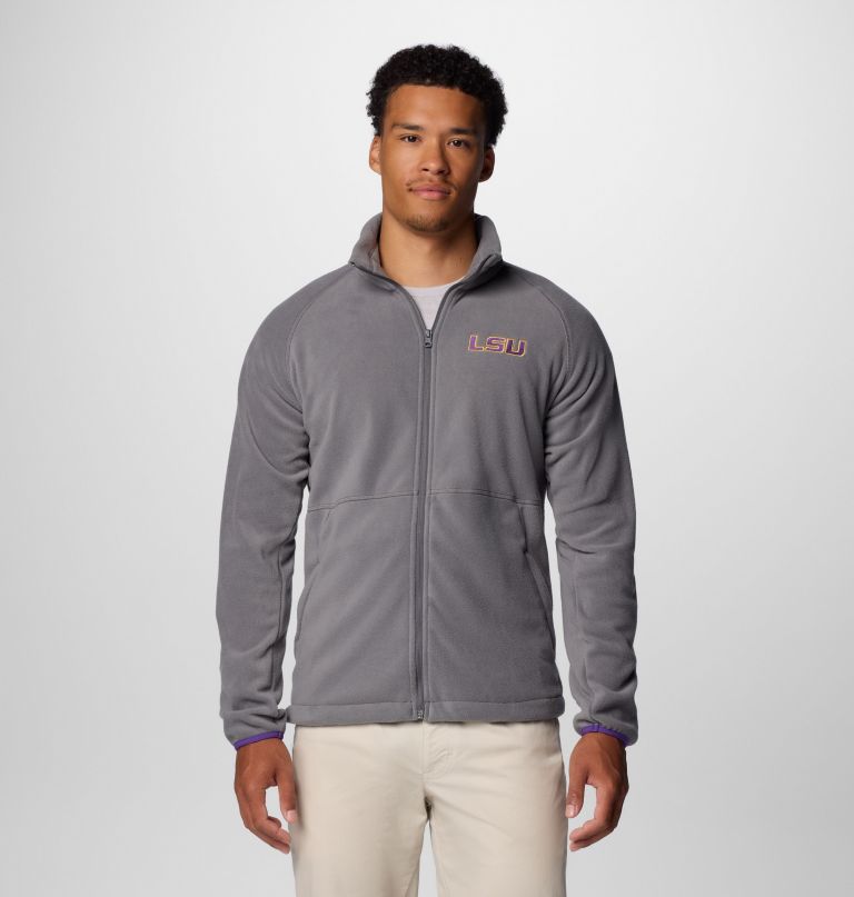 heren collegiate flanker iv fleece jacket - lsu