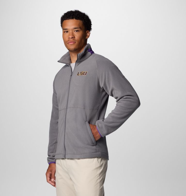 heren collegiate flanker iv fleece jacket - lsu