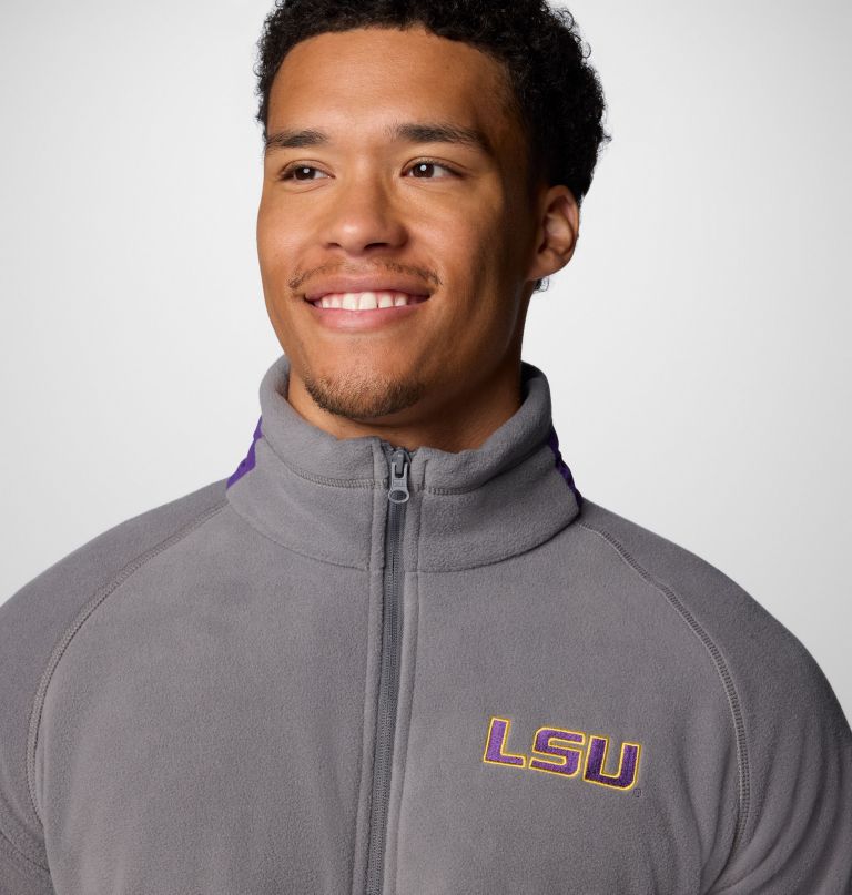 heren collegiate flanker iv fleece jacket - lsu