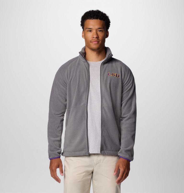heren collegiate flanker iv fleece jacket - lsu