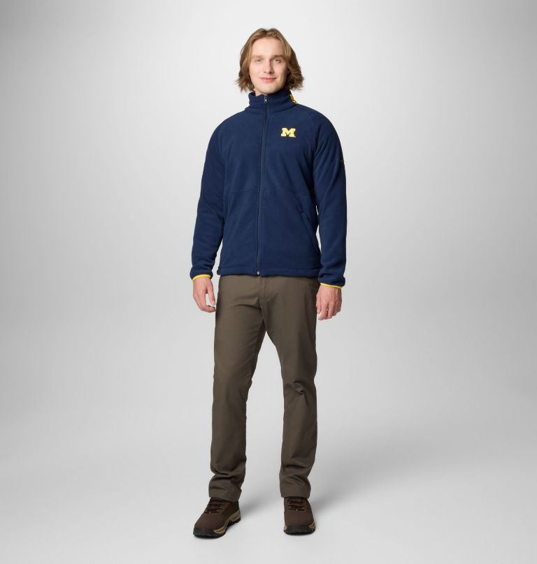 heren collegiate flanker iv fleece jacket - michigan