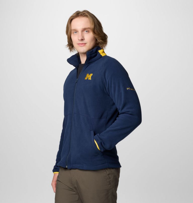 heren collegiate flanker iv fleece jacket - michigan