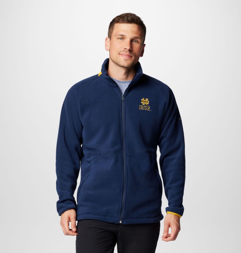 heren collegiate flanker iv fleece jacket - notre dame
