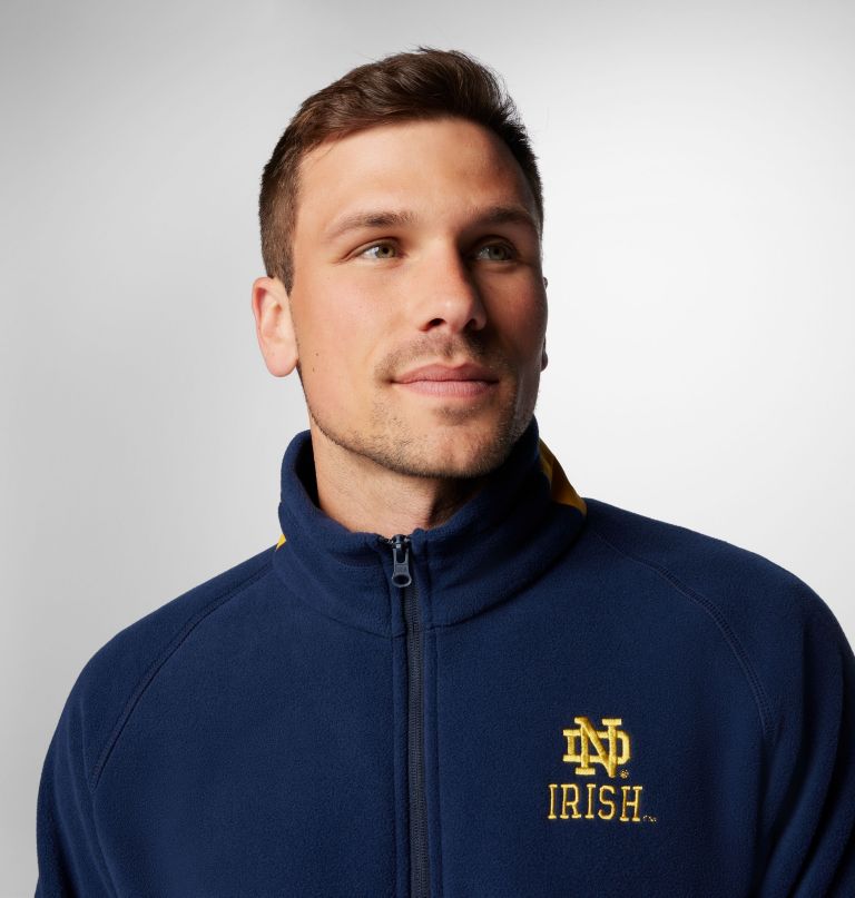 heren collegiate flanker iv fleece jacket - notre dame