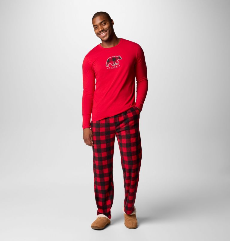 herenpyjama met berenprint