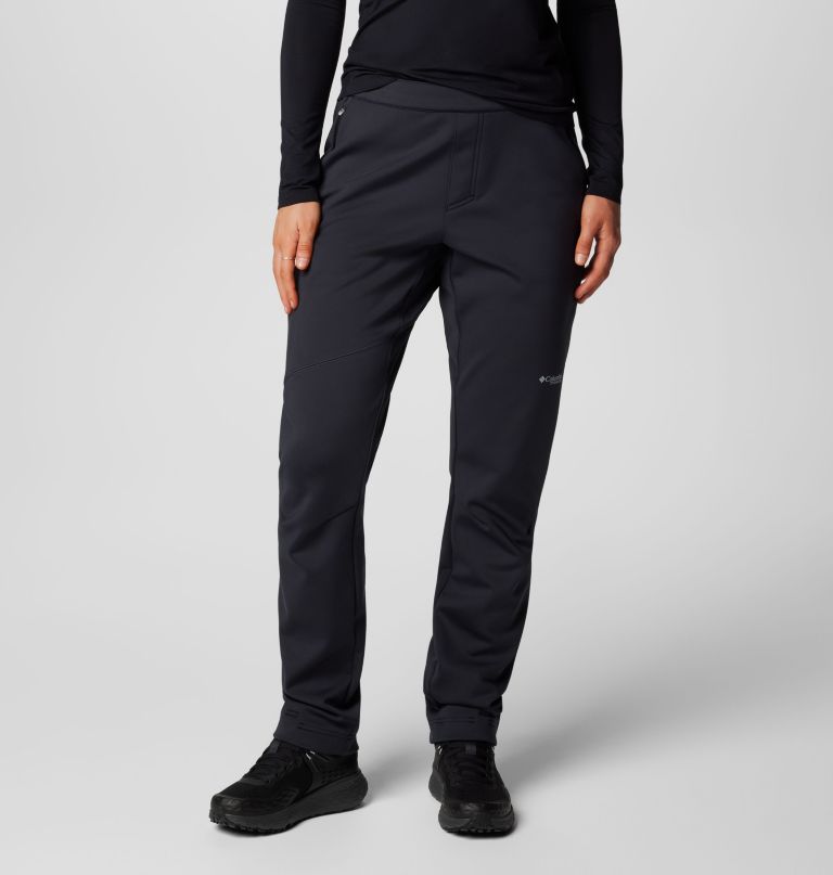 dames vast canyon softshellbroek met hoge taille
