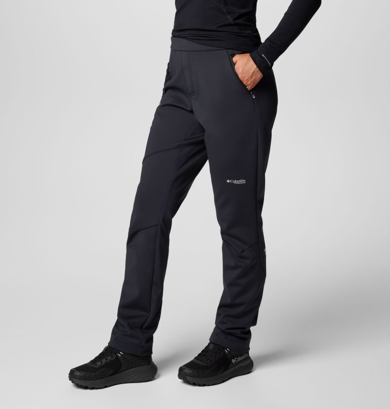 dames vast canyon softshellbroek met hoge taille