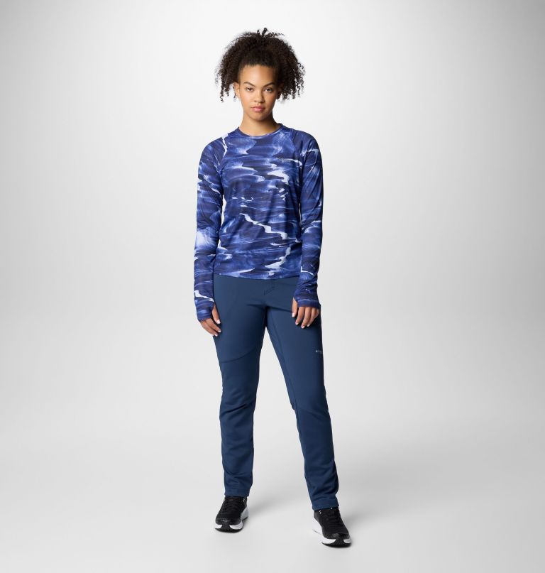 dames vast canyon softshellbroek met hoge taille