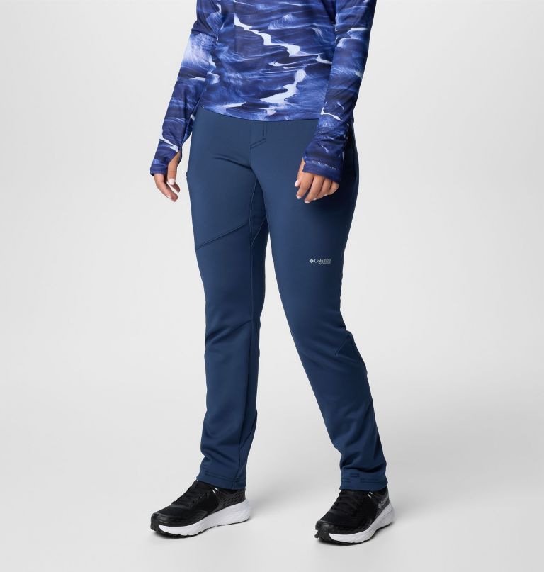 dames vast canyon softshellbroek met hoge taille