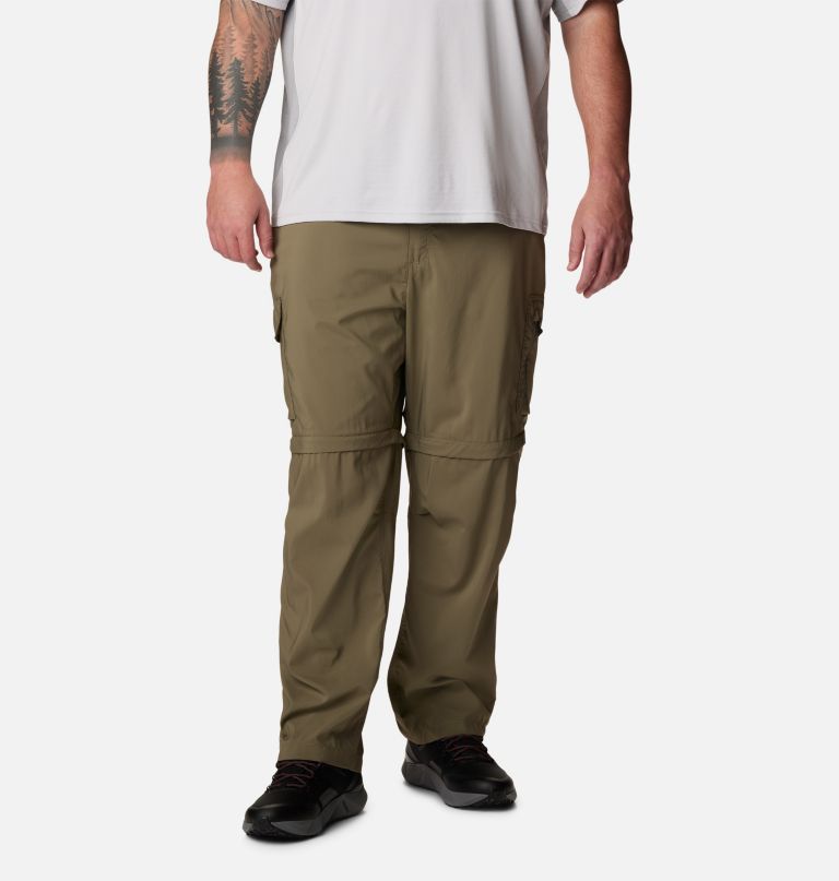 silver ridge utility convertible broek voor heren - grote maten