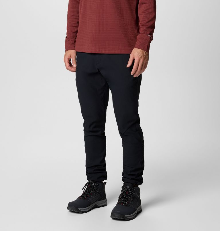 heren zwarte mesa geweven broek ii