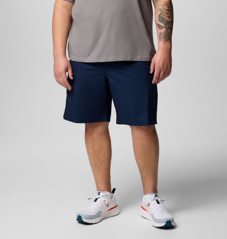 heren washed out cargo shorts ii - groot
