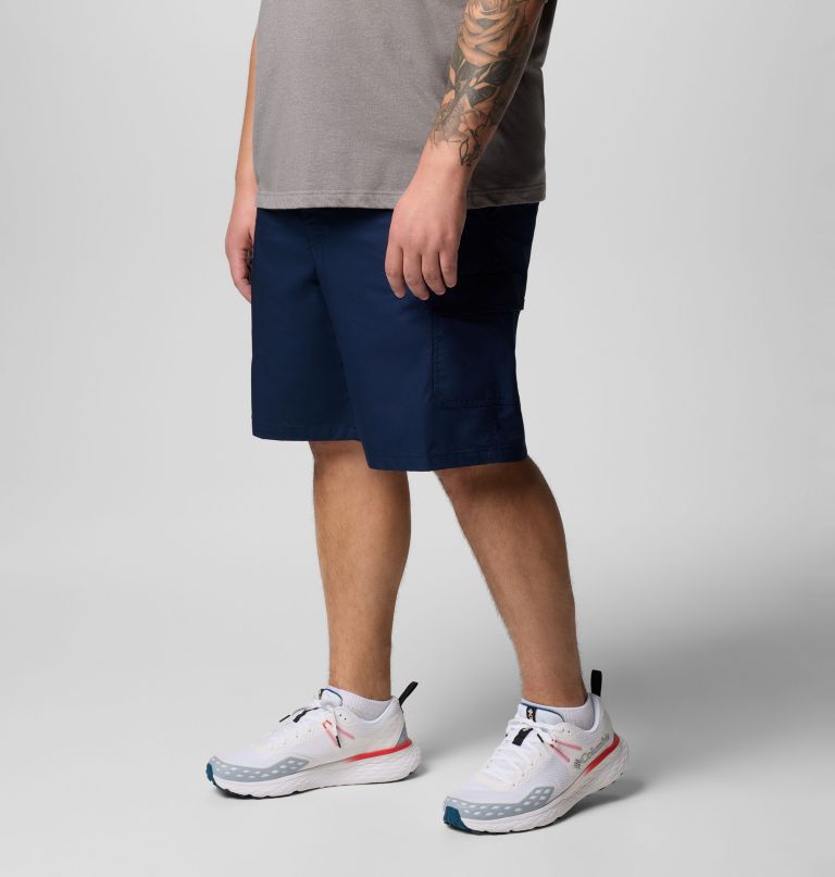 heren washed out cargo shorts ii - groot