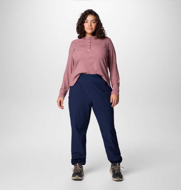 leslie falls pull-on broek voor dames - plus size
