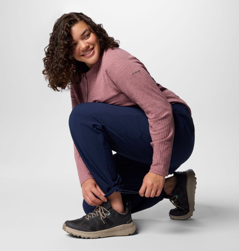 leslie falls pull-on broek voor dames - plus size