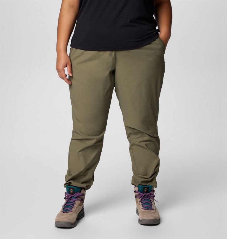 leslie falls pull-on broek voor dames - plus size